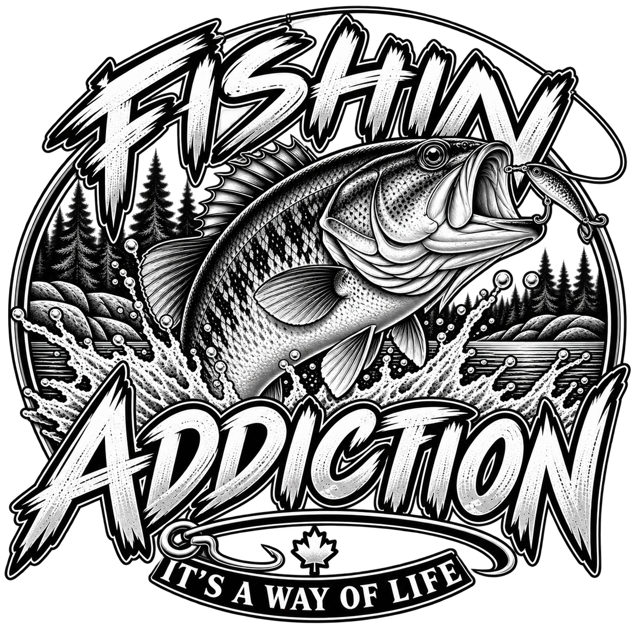 Fishin Addiction Bass 1