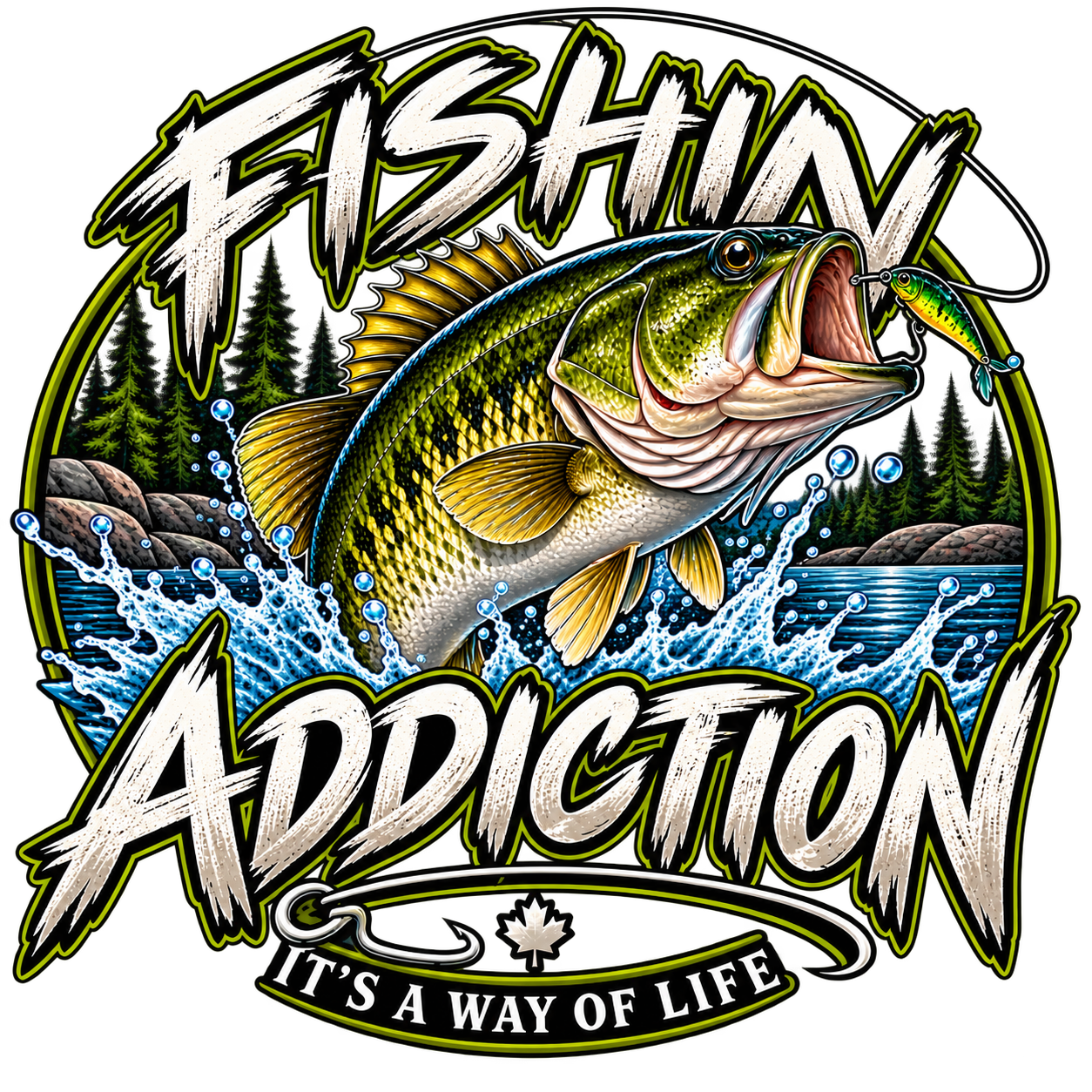 Fishin Addiction Bass 2