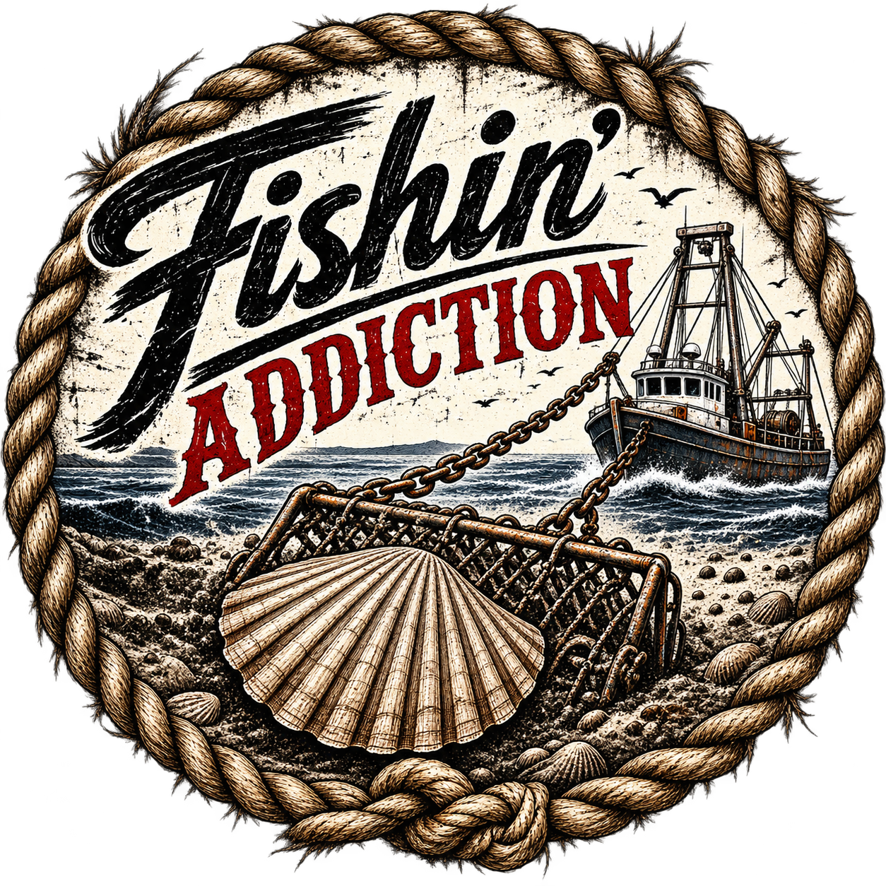 Fishin Addiction Scallop 2